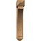 Ekena Millwork Thorton Arts and Crafts Rough Sawn Bracket w/ Offset Brace, Western Red Cedar, 8"W x 46"D x 46"H BKT0806X46X46THR03RWR - alternate 3